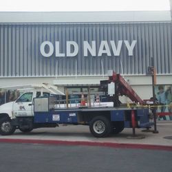 BK Signs - Old Navy Install, Whittier CA Manufacture by Others