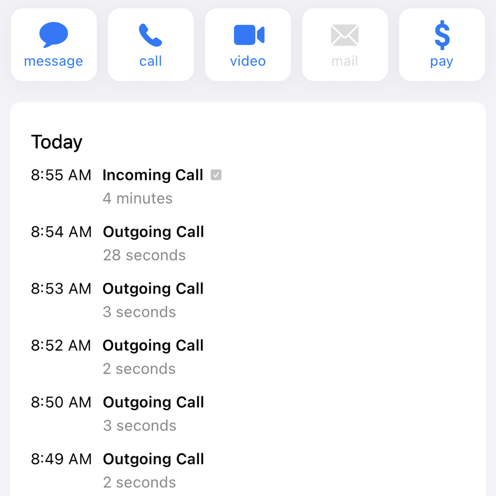 Pitch Perfect Piano - Proof I did not try to call for only 5 min. I reached out starting at 8:32am. He did not take my call until 8:55. - Piano Services Near Me - Carlsbad, California Pitch Perfect Piano - Proof I did not try to call for only 5 min. I reached out starting at 8:32am. He did not take my call until 8:55. - Piano Services Near Me - Carlsbad, California