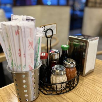 Michi Ramen - Sauces and chili at every table :) - Ramen Near Me - Henderson, Nevada