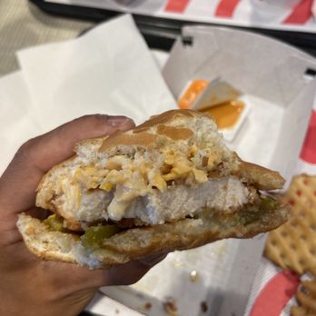 Chick-fil-A - Honey pepper pimiento chicken sandwich - Fast Food Near Me - Winston Salem, North Carolina Chick-fil-A - Honey pepper pimiento chicken sandwich - Fast Food Near Me - Winston Salem, North Carolina