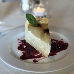 Pear Caprice: Vanilla mousse with pears! Light and yummy