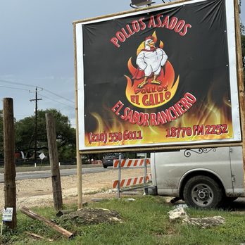 Pollos Asados El Gallo - Sign out front - Chicken Shop Near Me - San Antonio, Texas Pollos Asados El Gallo - Sign out front - Chicken Shop Near Me - San Antonio, Texas