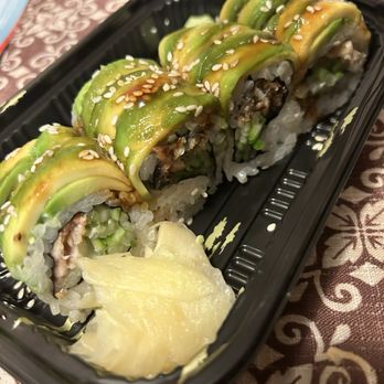 Mt Fuji - Dragon Roll and What's left of my Iron man roll both 10/10 - Sushi Bars Near Me - Madisonville, Kentucky Mt Fuji - Dragon Roll and What's left of my Iron man roll both 10/10 - Sushi Bars Near Me - Madisonville, Kentucky