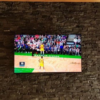 604 Installs - 65" rockwall install - Home Theatre Installation Near Me - Richmond, British Columbia