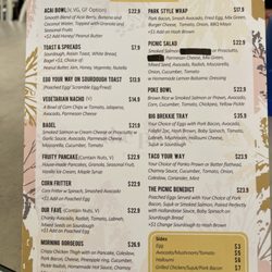 The Picnic Burwood - Menu