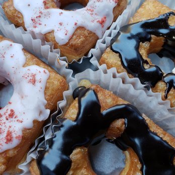 Layered Cakerie - Strawberry and Boston cronut - Bakeries Near Me - Montclair, California