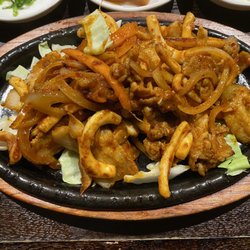 BannSang - 08. Osam Bulgogi (spicy pork belly, squid & vegetables)