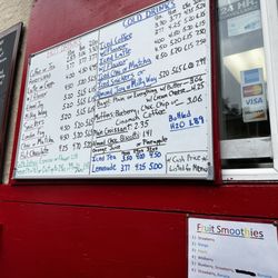 J T Java House - Menu