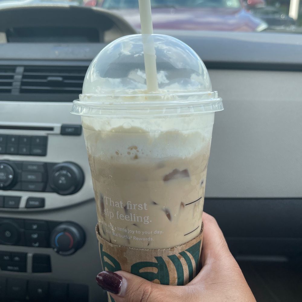 Iced white chocolate mocha Iced white chocolate mocha