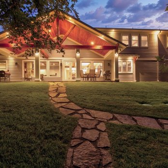 Steve Shuert Residential Design - Back Patio for Craftsman Style Home Steve Designed - Architects Near Me - Denison, Texas