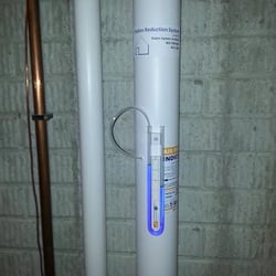 Radon System Installers - Manometer - code requires a radon system to include a visual indicator that the system has failed or is operating properly.