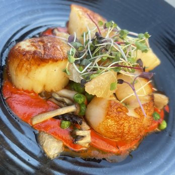 Oak + Violet - Scallops - New American Near Me - Menlo Park, California Oak + Violet - Scallops - New American Near Me - Menlo Park, California