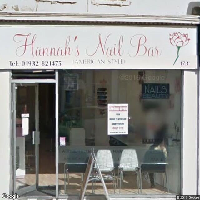 HANNAH’S NAIL BAR Updated October 2024 173 Station Road, Addlestone