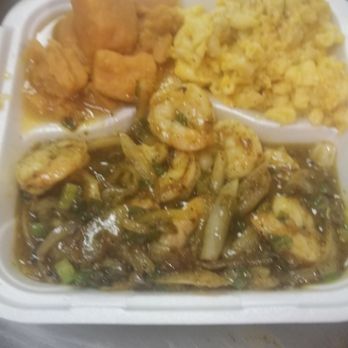 Deja Va Restaurant and Lounge - Jamaican Jerk Shrimp Fried Cabbage, and Candied Yams - Caribbean Near Me - Goose Creek, South Carolina Deja Va Restaurant and Lounge - Jamaican Jerk Shrimp Fried Cabbage, and Candied Yams - Caribbean Near Me - Goose Creek, South Carolina