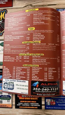 Menu photo 1 Wolfy's Restaurant Ocala, FL Menu photo 1 Wolfy's Restaurant Ocala, FL