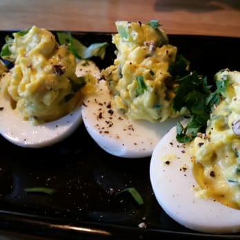 R+D Kitchen - Deviled eggs - New American Near Me - Yountville, California R+D Kitchen - Deviled eggs - New American Near Me - Yountville, California
