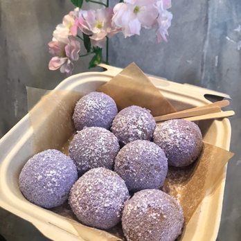 AlimamaTea - Taro mochi! - Desserts Near Me - New York, New York
