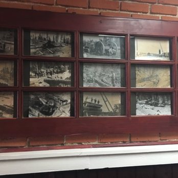 Whistle Stop Cafe - Wall of old photos! - Pizza Near Me - Cascade, Idaho