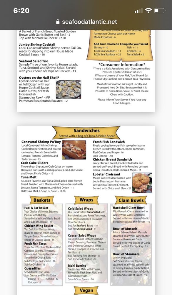 Seafood Atlantic