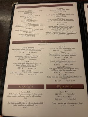 Menu photo 2 Luciano's Italian Brick Oven Mars, PA