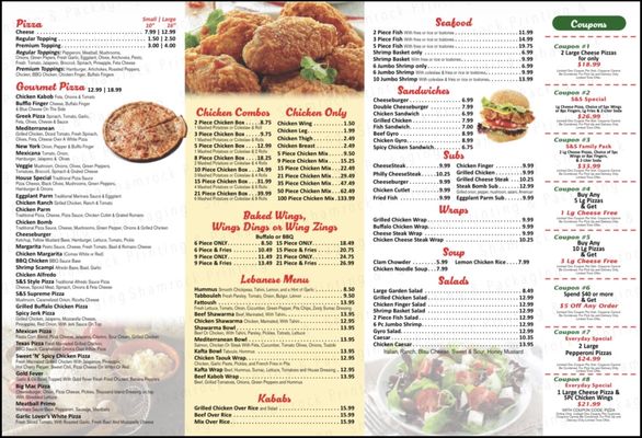 Menu photo 1 S&S pizza Lowell, MA