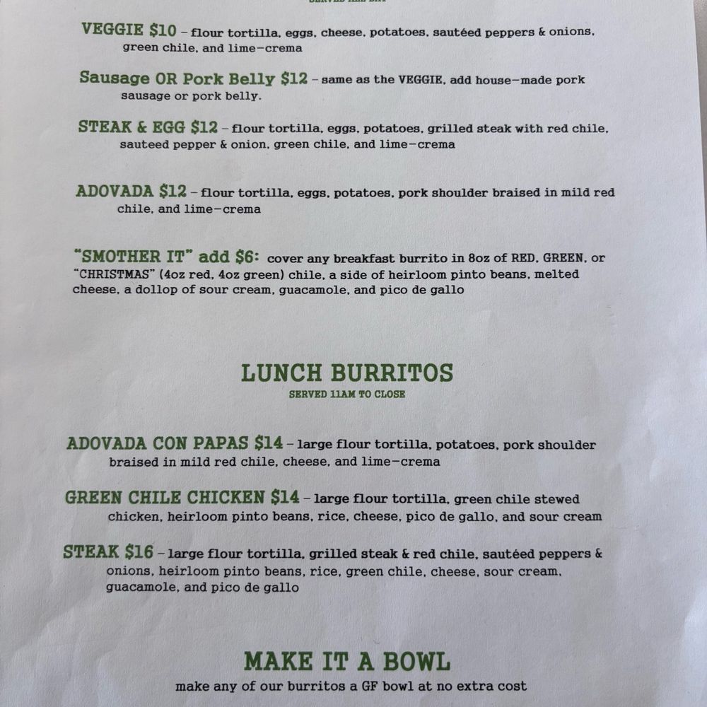 menu menu