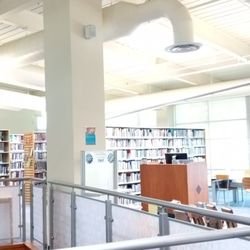Martha Riley Community Library - Upstairs grown-up section
