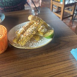 The corn was delicious.