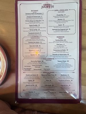 Menu photo 2 La Casa De Juliette Las Vegas, NV Menu photo 2 La Casa De Juliette Las Vegas, NV