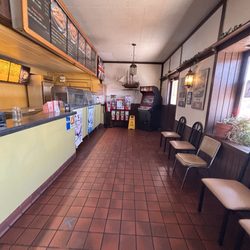 H Salt Fish & Chips - Waiting area and order counter
