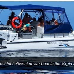 St. Thomas Boat Rental - Innovation 30' custom built power cat