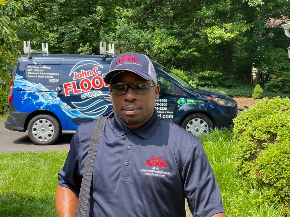 Slide of John C. Flood of VA