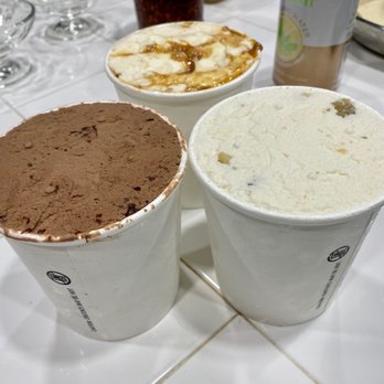 Treat - Treat Pints of Chocolate Brownie Ice Cream, Sea Salt & Caramel Ribbons Ice Cream, and Ooey Gooey Butter Cake Ice Cream - Desserts Near Me - Vancouver, Washington