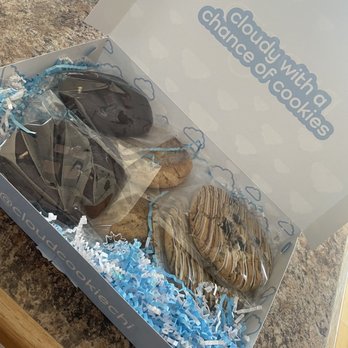 Cloud Cookie - 6 of the dozen cookies sent to me. - Desserts Near Me - Chicago, Illinois Cloud Cookie - 6 of the dozen cookies sent to me. - Desserts Near Me - Chicago, Illinois