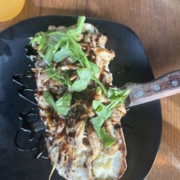 Mushroom toast - yum Mushroom toast - yum