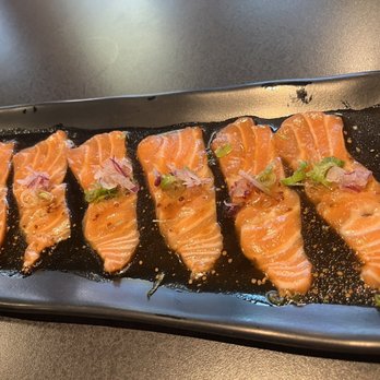 San Sushi - Salmon carpaccio... mmmmmm - Sushi Bars Near Me - Placentia, California San Sushi - Salmon carpaccio... mmmmmm - Sushi Bars Near Me - Placentia, California