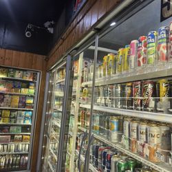 Tall cans seltzers etc Also lots