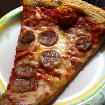 Joey's Pizza - sausage slice - Pizza Near Me - Maspeth, New York Joey's Pizza - sausage slice - Pizza Near Me - Maspeth, New York