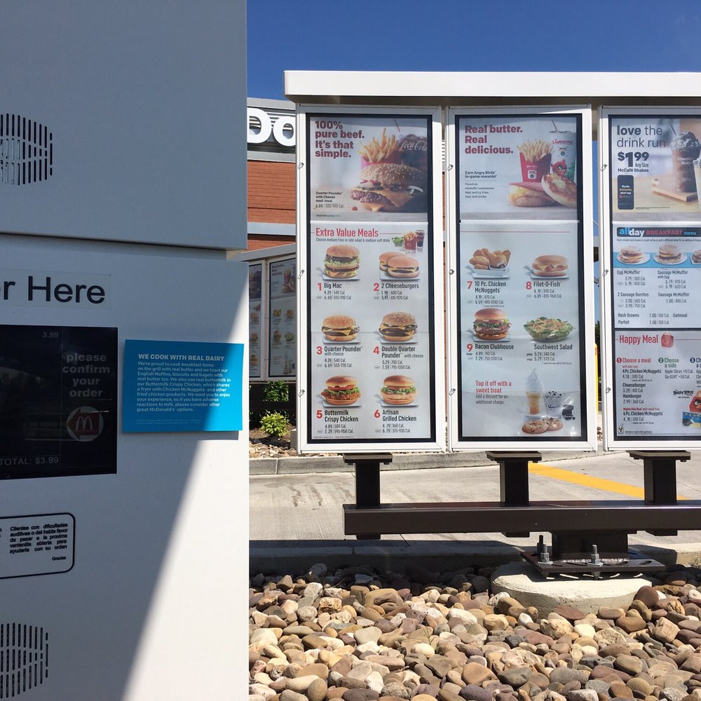 McDonald's - menus on the side of a building - Coffee & Tea Near Me - Middletown, Virginia McDonald's - menus on the side of a building - Coffee & Tea Near Me - Middletown, Virginia