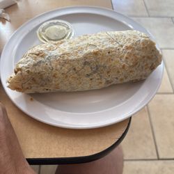 J&T Kettlecorn & BBQ - Breakfast brisket burrito was huge and so good