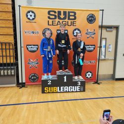 The Base Longview - My son taking the podium #1