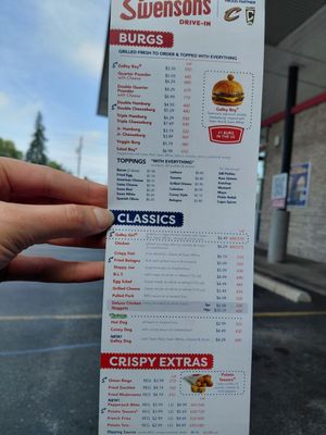 Menu photo 1 Swensons Drive-In University Heights, OH Menu photo 1 Swensons Drive-In University Heights, OH