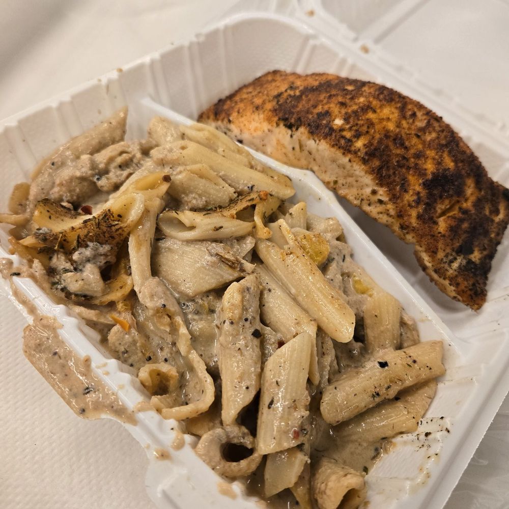 3Chefs - Rasta Pasta and Salmon - Caribbean Near Me - Baltimore, Maryland 3Chefs - Rasta Pasta and Salmon - Caribbean Near Me - Baltimore, Maryland