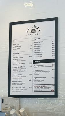 Menu photo 2 Brewja Coffee San Lorenzo, CA