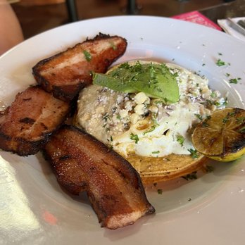 Werewolf - Chilaquiles with pork belly! Get it!! It's the best!!! - Breakfast & Brunch Near Me - San Diego, California Werewolf - Chilaquiles with pork belly! Get it!! It's the best!!! - Breakfast & Brunch Near Me - San Diego, California