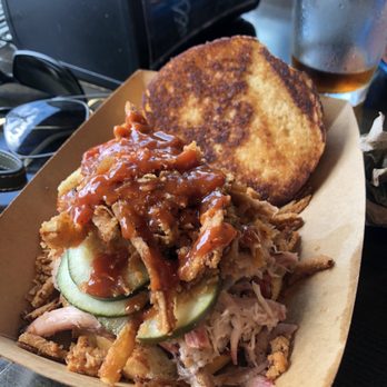 Post Oak Barbecue - Pulled Pork Sandwich - Smokehouse Near Me - Denver, Colorado