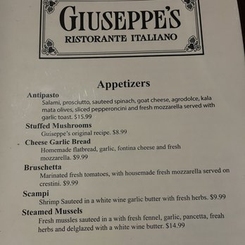 Giuseppe's - Italian Near Me - Tucson, Arizona