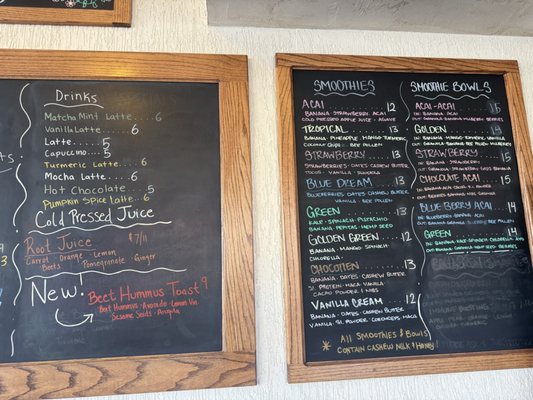 Menu photo 1 Ynot Organic Pismo Beach, CA Menu photo 1 Ynot Organic Pismo Beach, CA