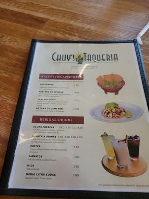 Menu photo 4 Chuy's Taqueria Winters, CA
