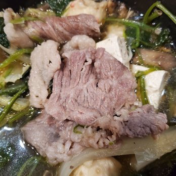 Hancook - All the beef were sliced this way (in the wrong direction IMO). - Korean Near Me - Oakland, California